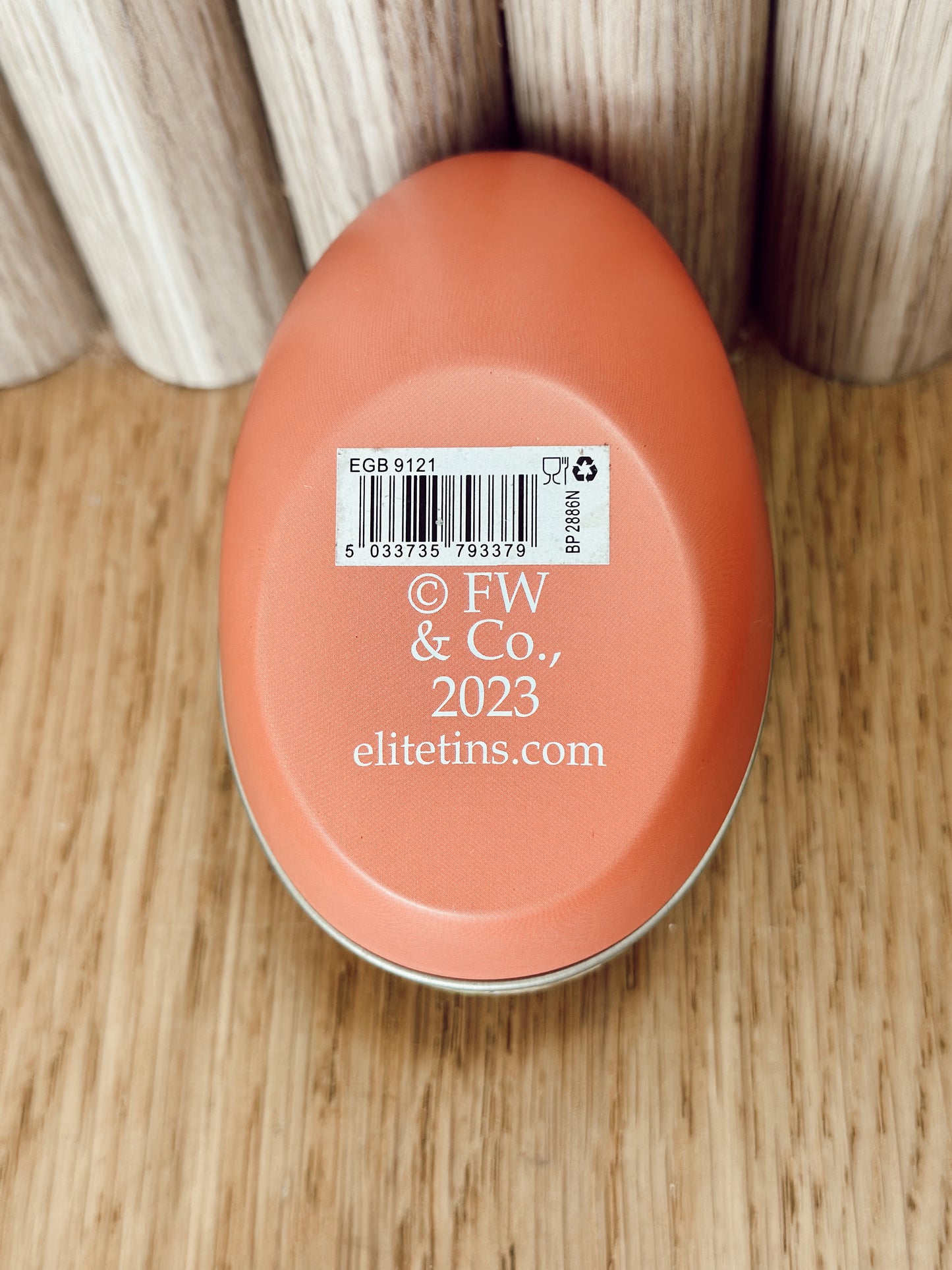 Peter Rabbit Egg Shaped Tin Asst