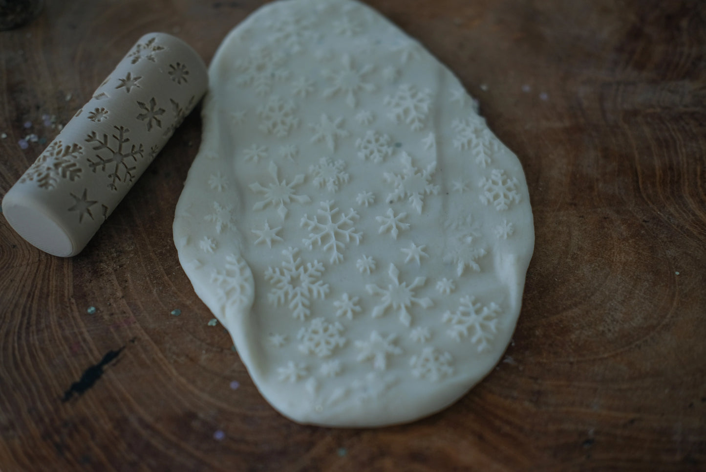 Pattern Play dough Roller - Snowflake