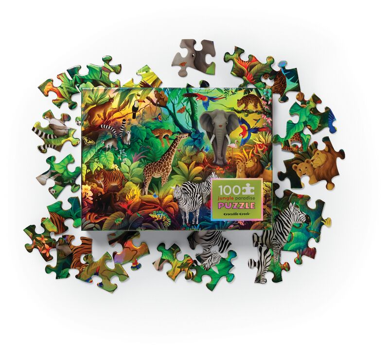 Foil Puzzle 100 pc - Jungle Paradise