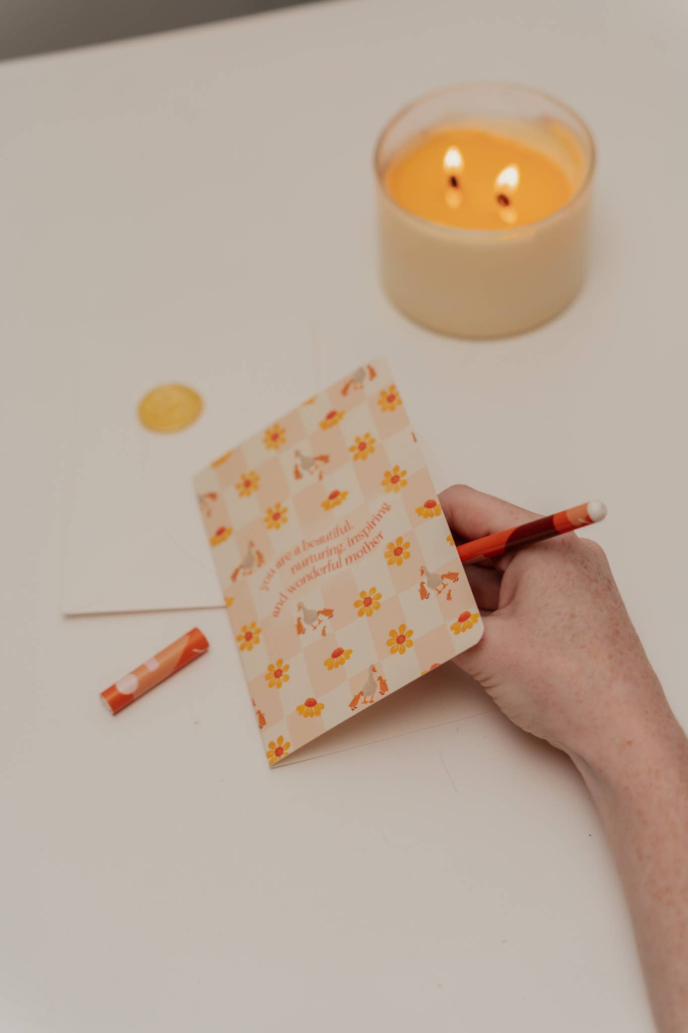 'Beautiful, Nurturing' Mother Duck Greeting Card