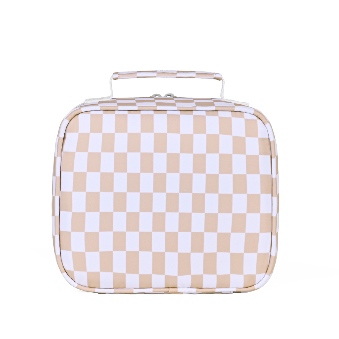 Caramel Check Insulated Lunch Bag - Mini