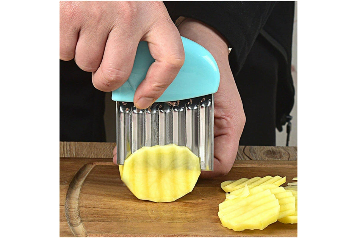 Veggie Crinkle Cutter - Blue