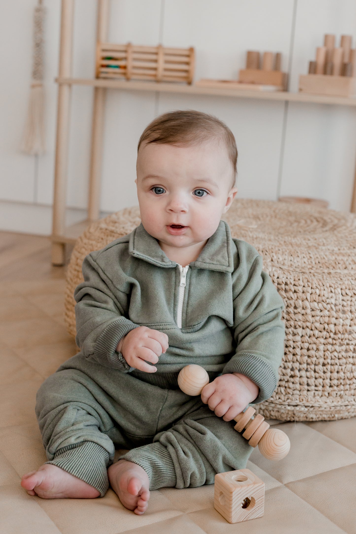 Wooden Grasping Rattle