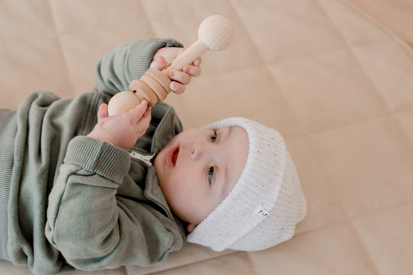 Wooden Grasping Rattle