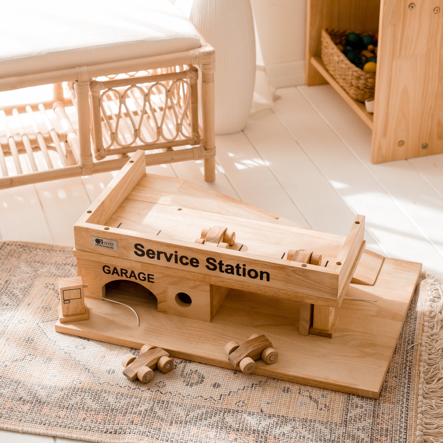 Wooden Service Station
