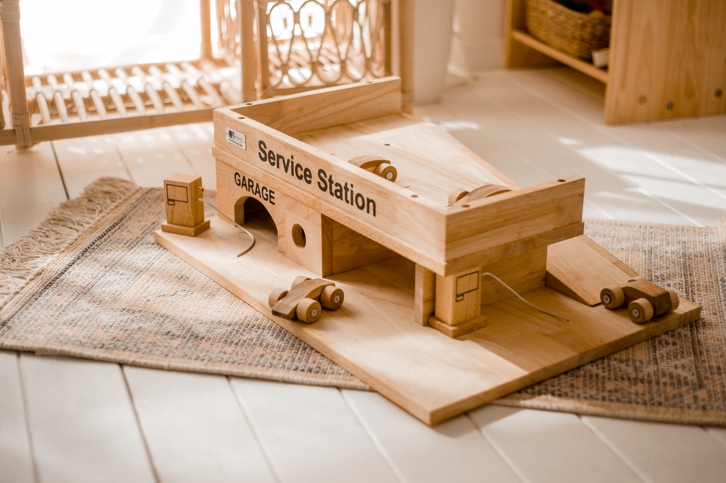 Wooden Service Station