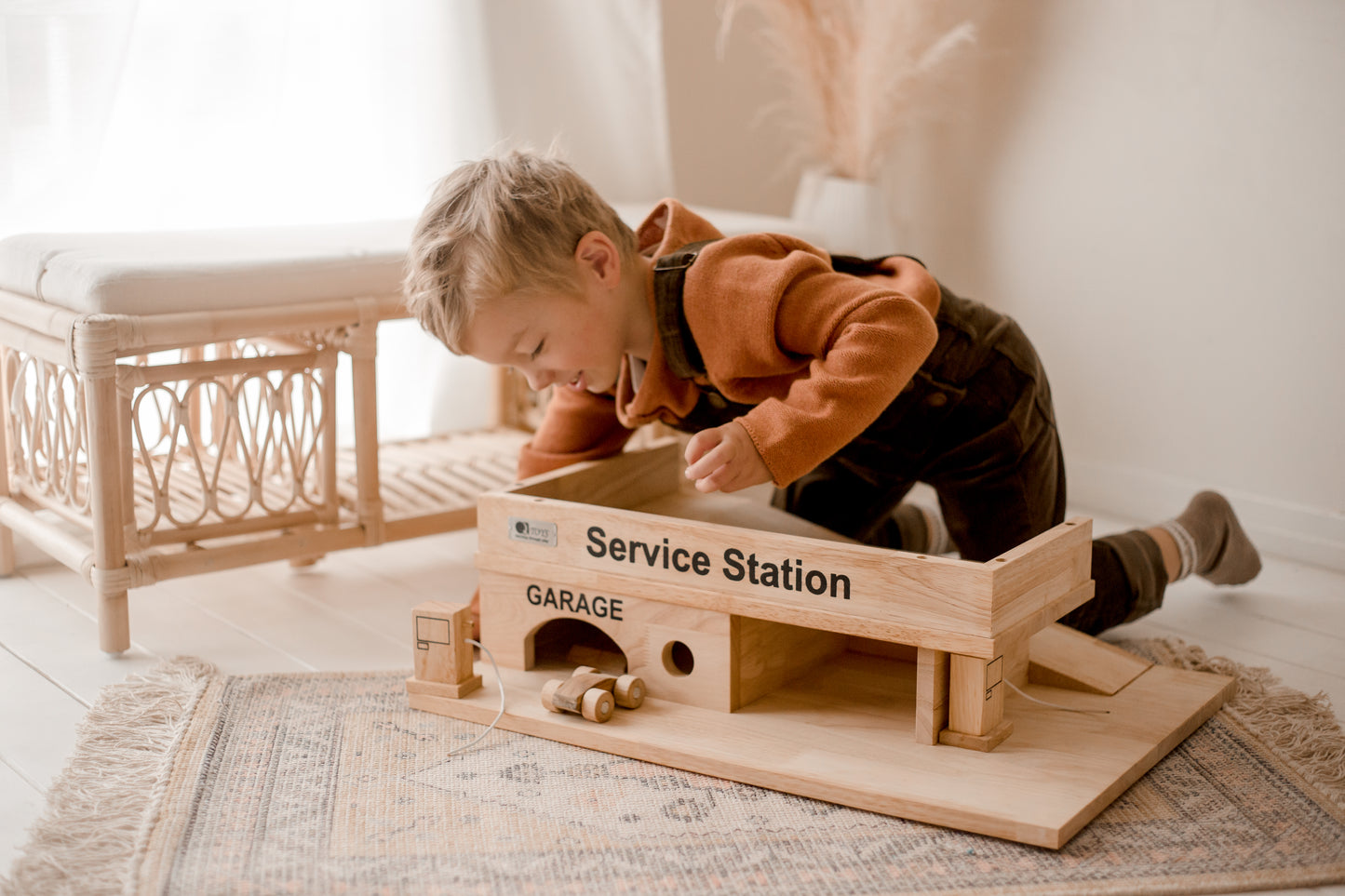 Wooden Service Station