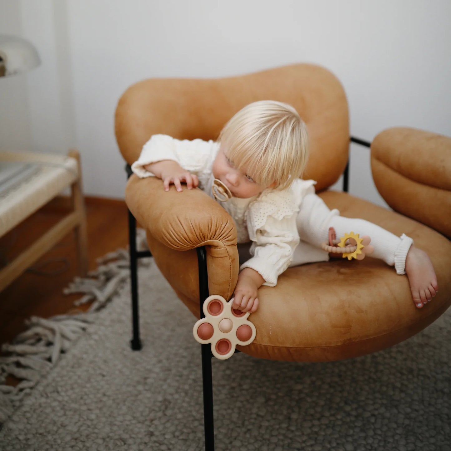 Flower Press Toy - Rose/Blush/Sand