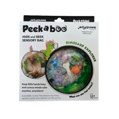 Peekaboo Sensory Bag - Dinosaur