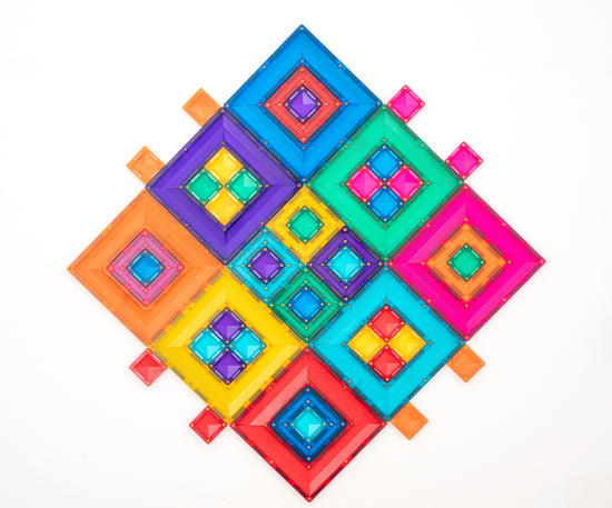 Connetix Magnetic Tiles - 48pc Portal Pack - Brights - NEW!!!