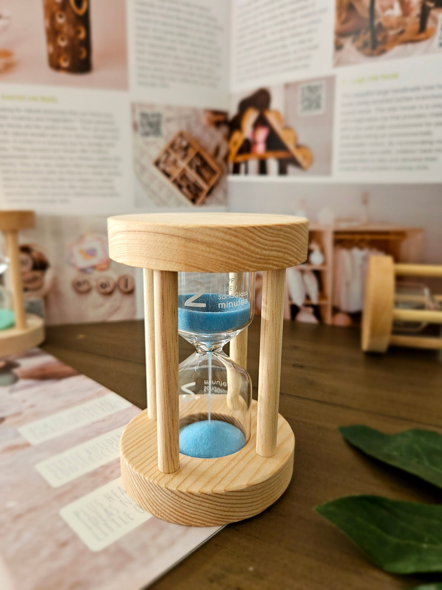 Wooden Sand Timers - Set of 4