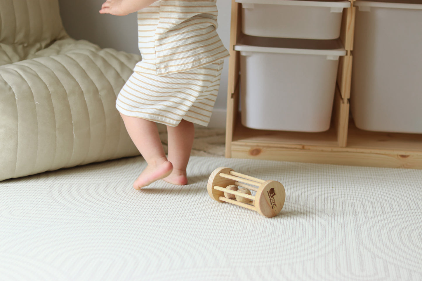 Wooden Ball Rattle