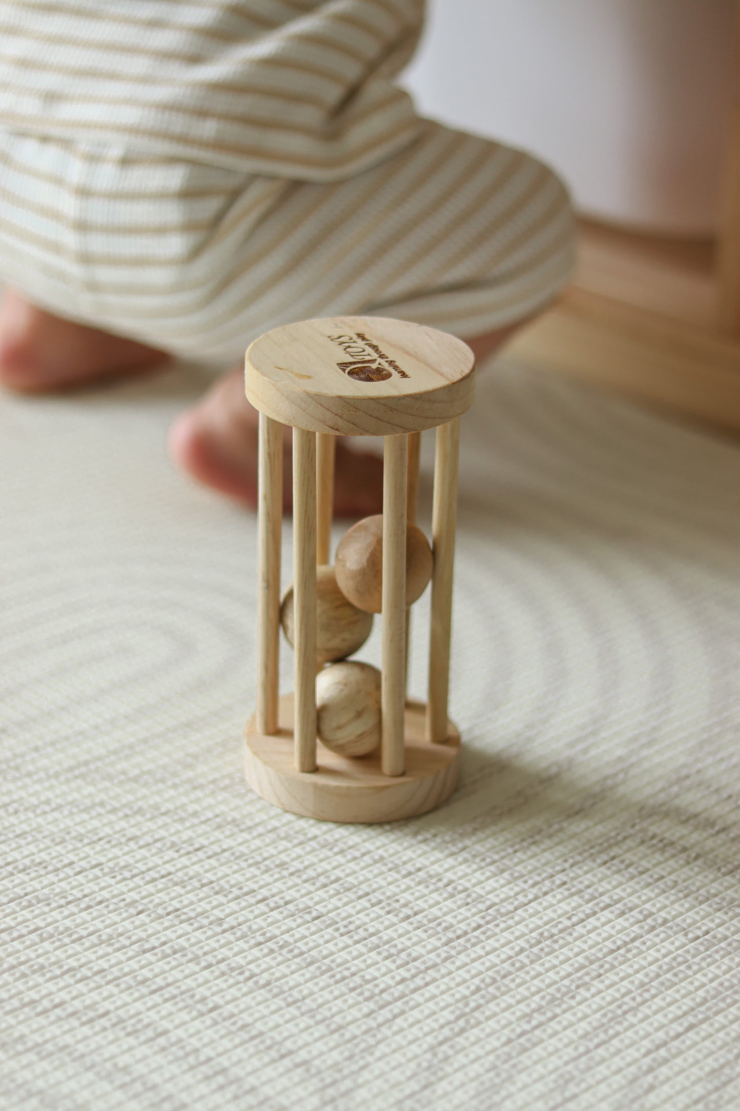 Wooden Ball Rattle