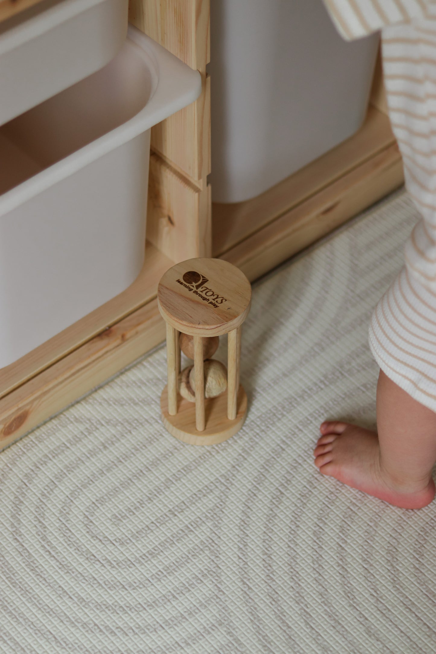 Wooden Ball Rattle