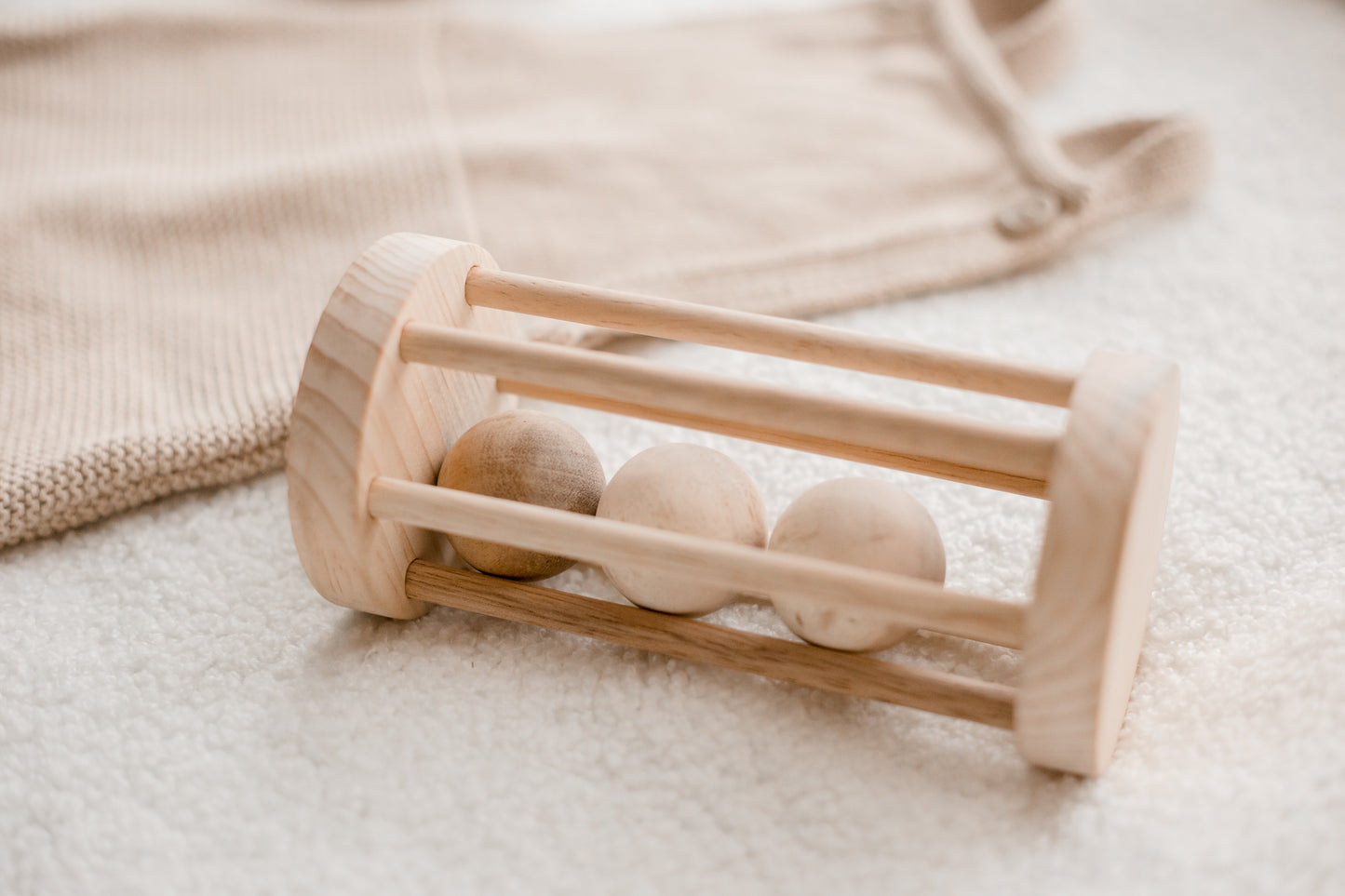 Wooden Ball Rattle