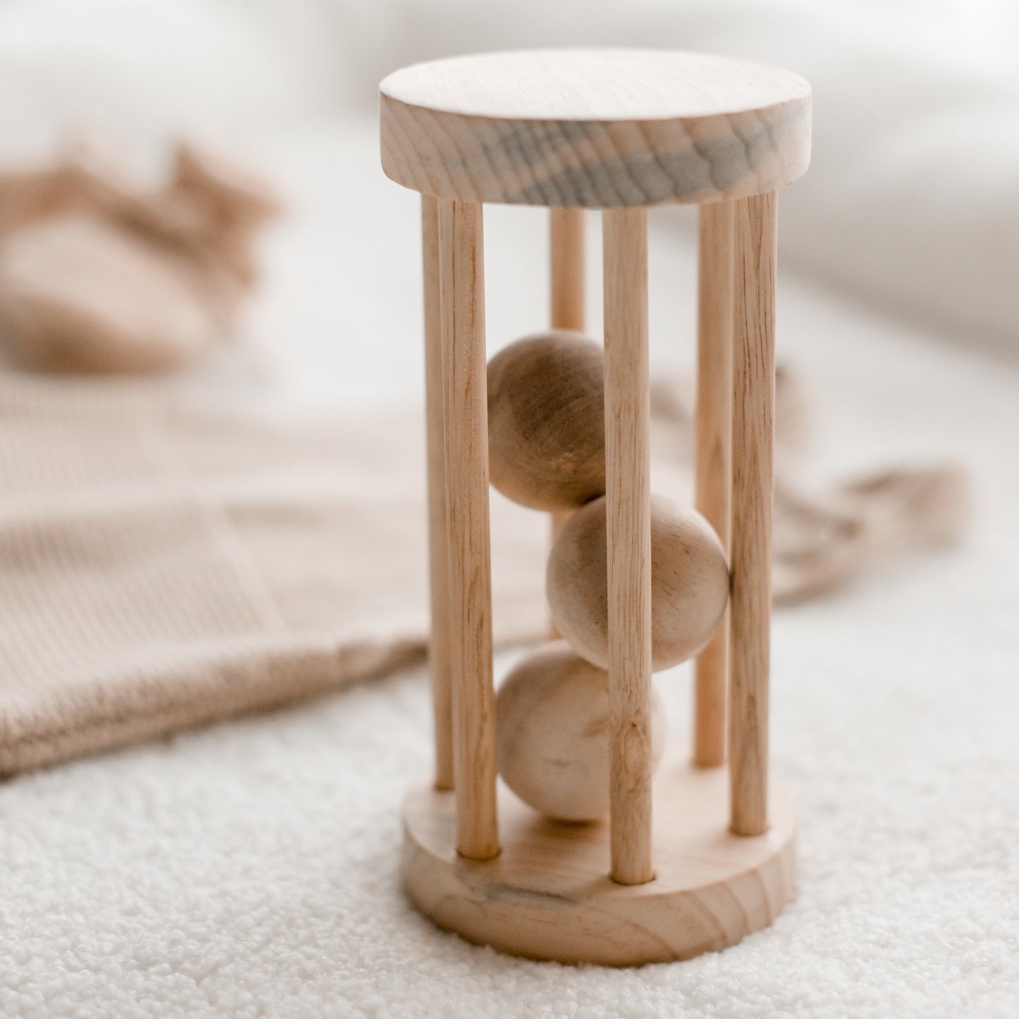 Wooden Ball Rattle