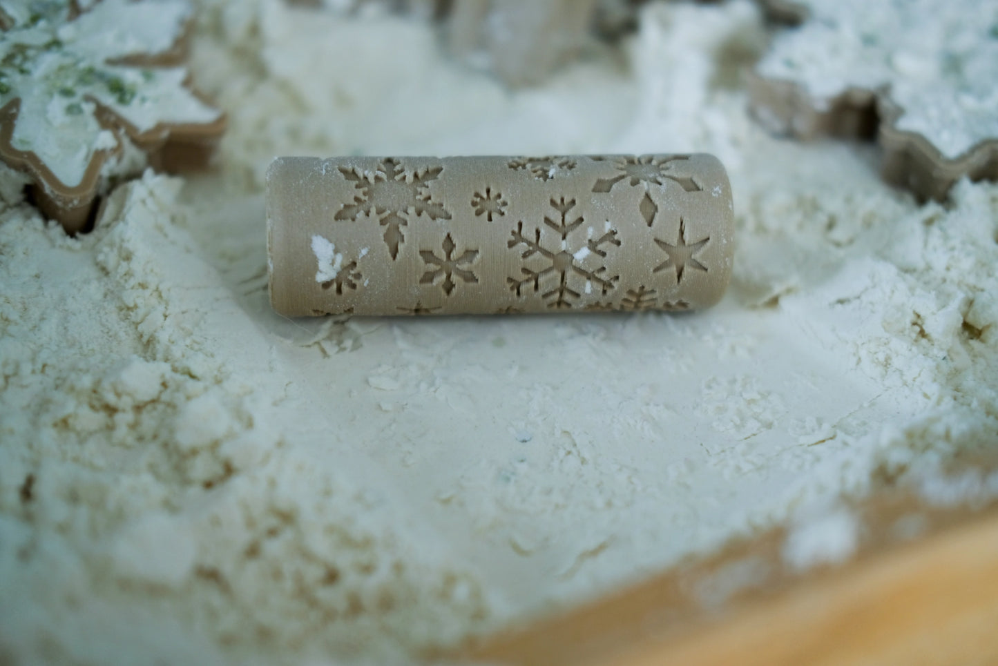 Pattern Play dough Roller - Snowflake