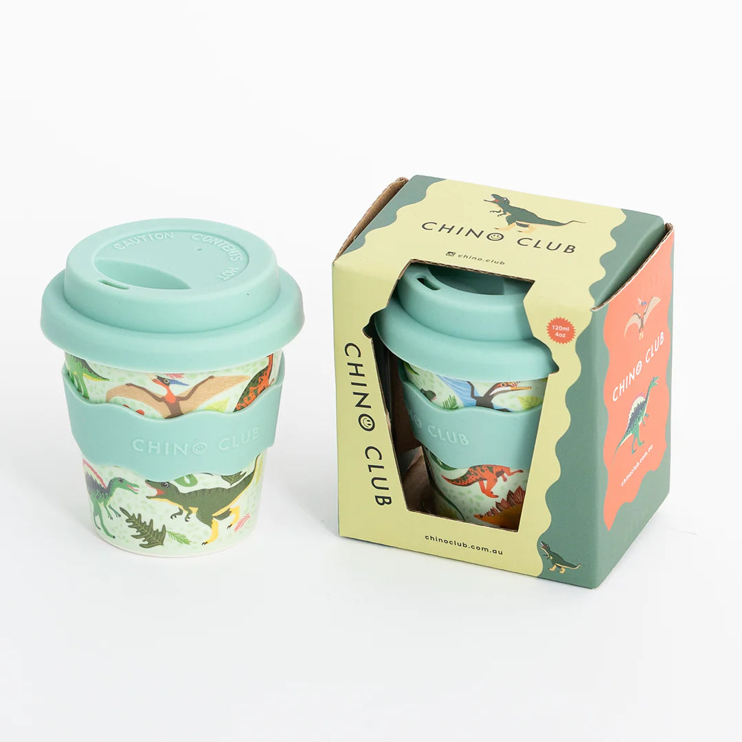 Baby 4oz Chino Cup - Green Dino