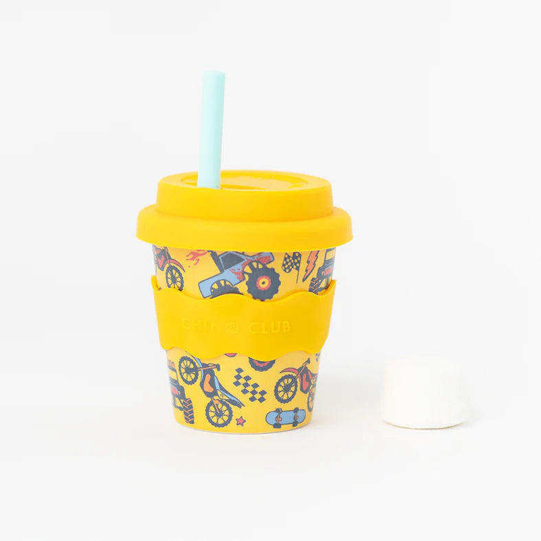 Baby 4oz Chino Cup - Wheelies