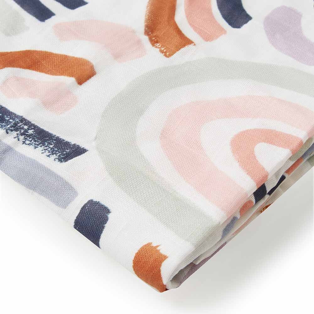 Muslin Wrap - Rainbow Baby