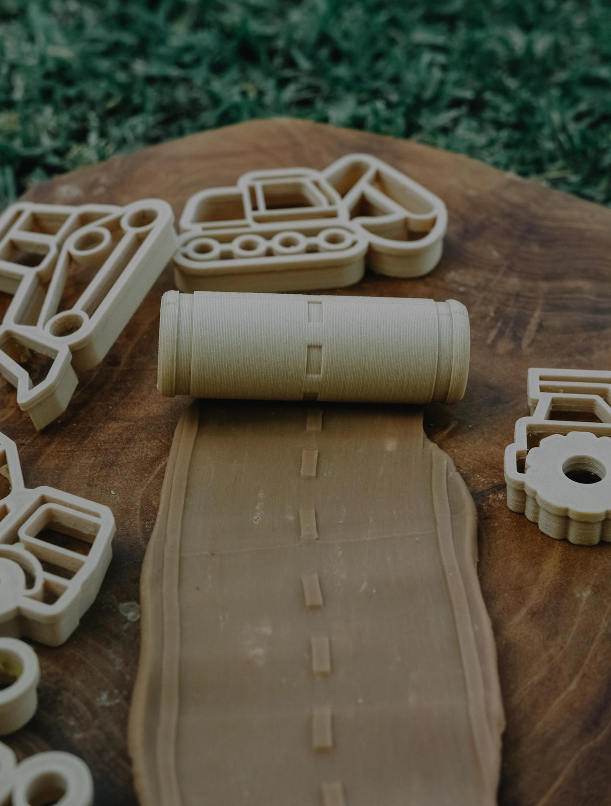 Pattern Play dough Roller - Road