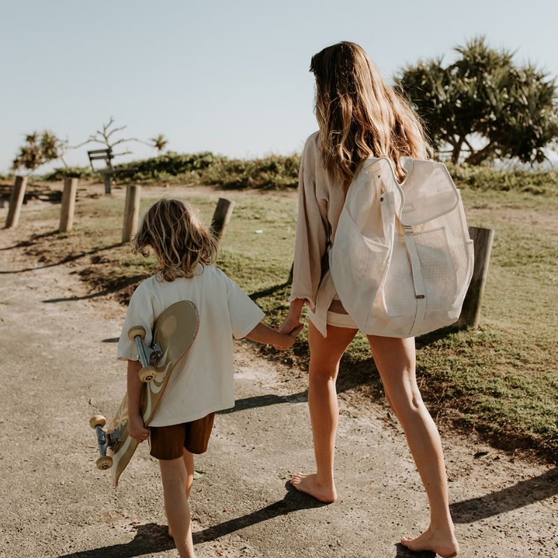 Sande Kids Beach Hauler™ Mesh Backpack - Sand