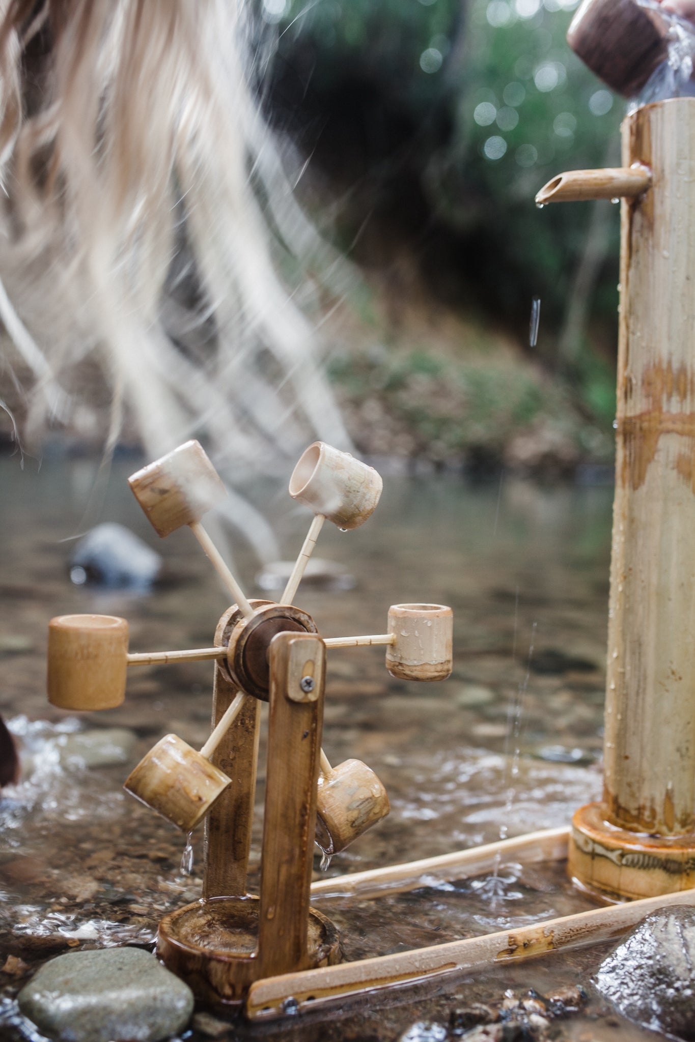 Bamboo Water Mill