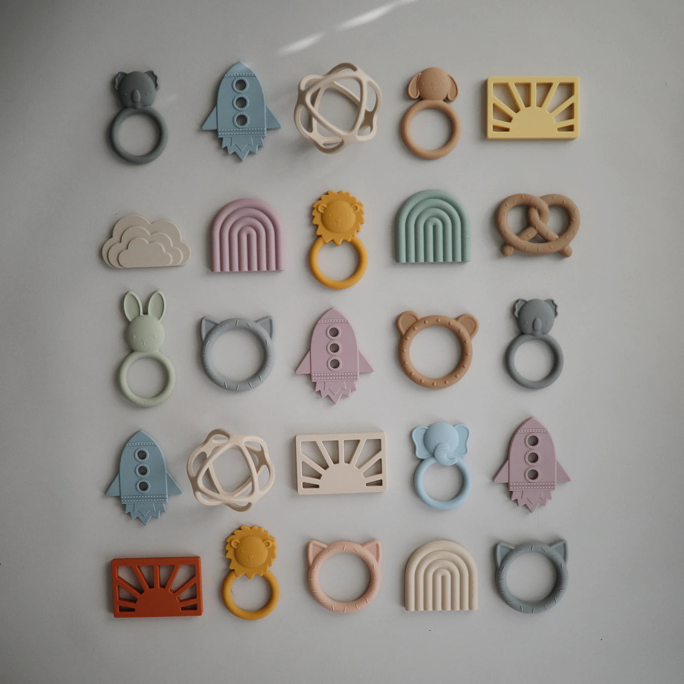 Rainbow Teether - Various Colours