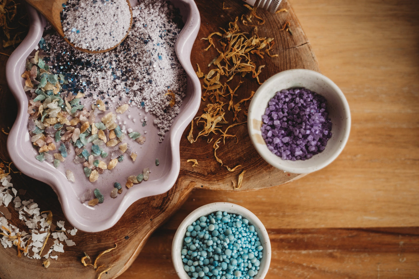 Potion Play Add Ons - Sea Salt Shimmers 200gms - Violet Skies