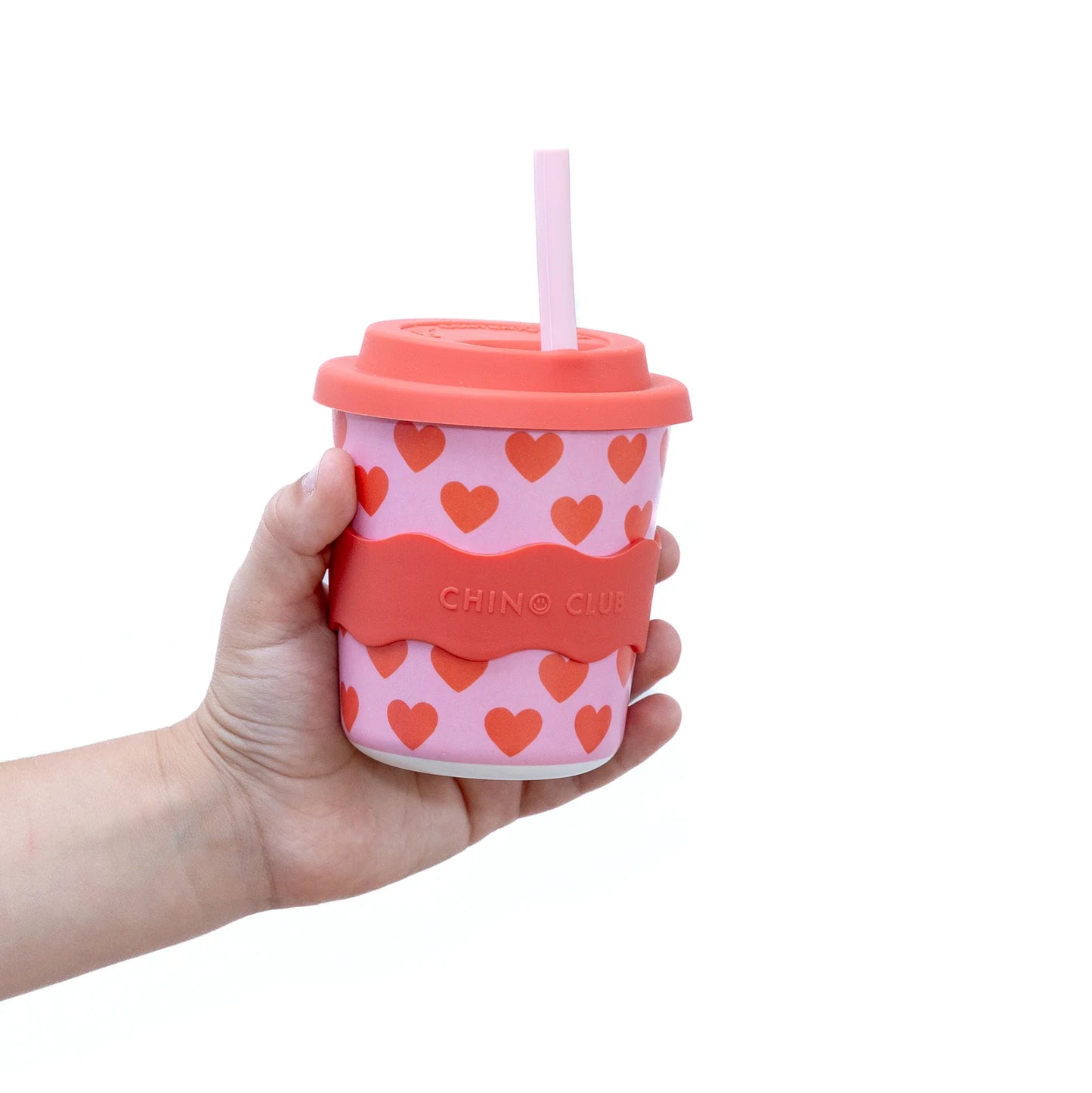 Kids 8oz Chino Cup - Hearts