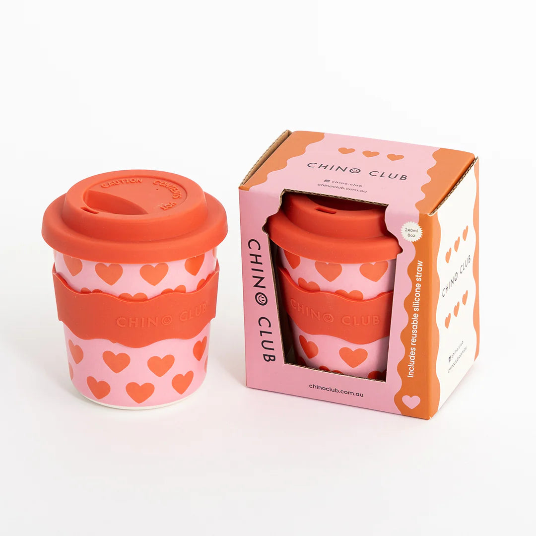 Kids 8oz Chino Cup - Hearts
