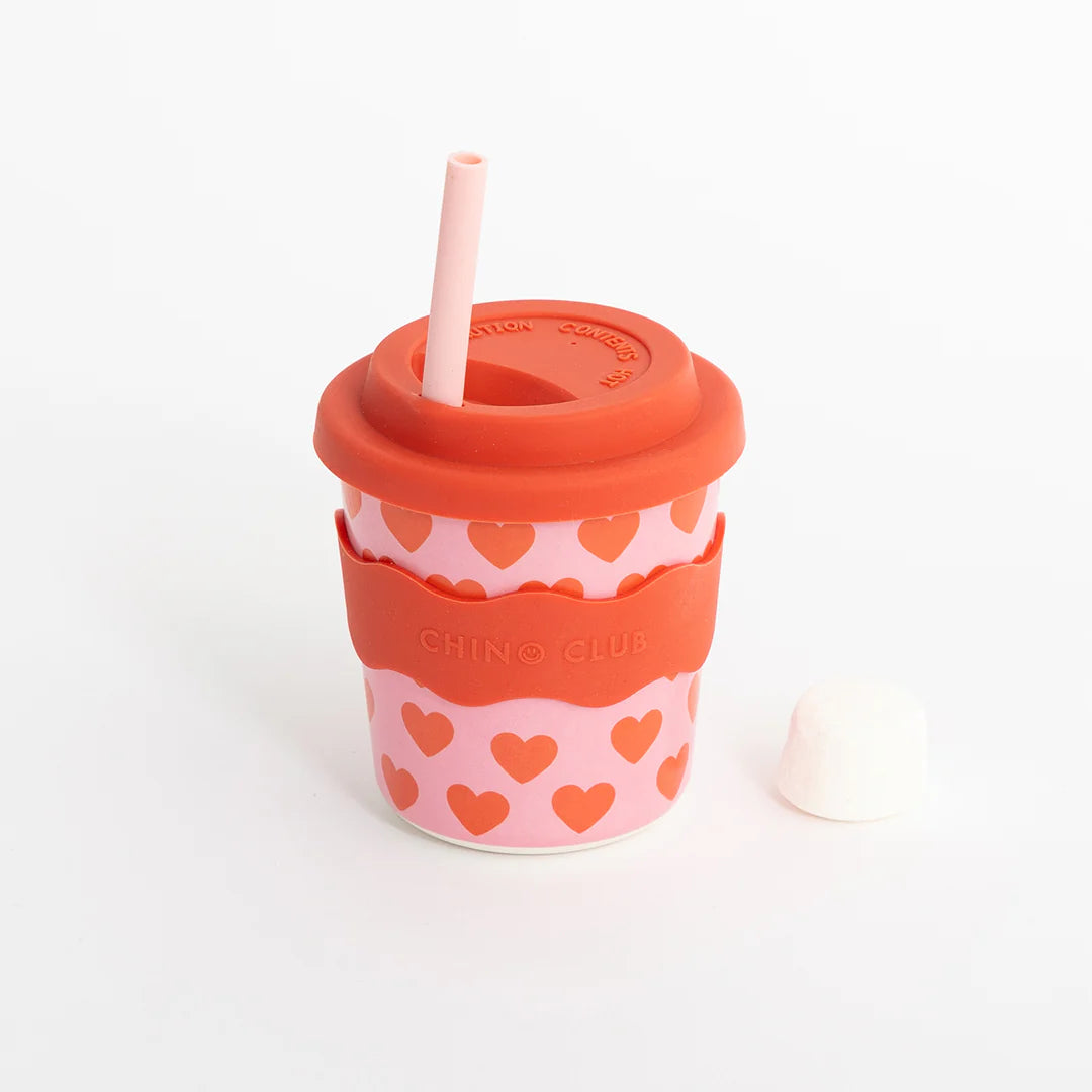Kids 8oz Chino Cup - Hearts