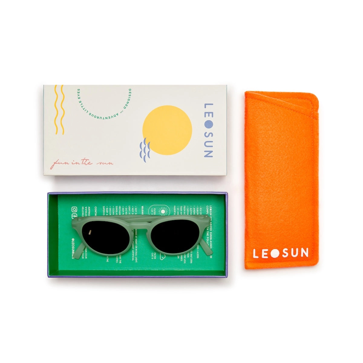 Children's Sunglasses 5 - 12 years - Sage