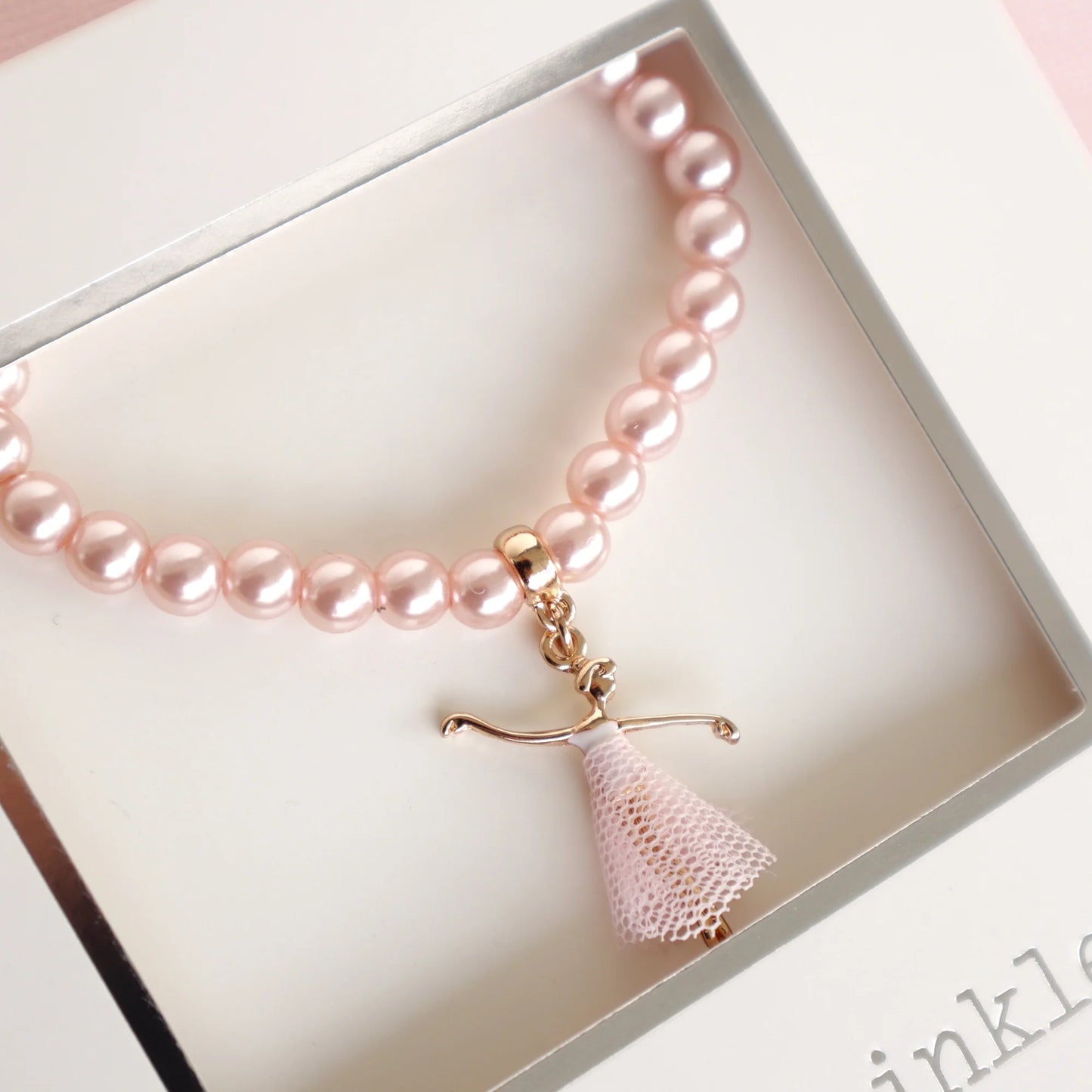 Bracelet - Pink Pearl Bella Ballerina