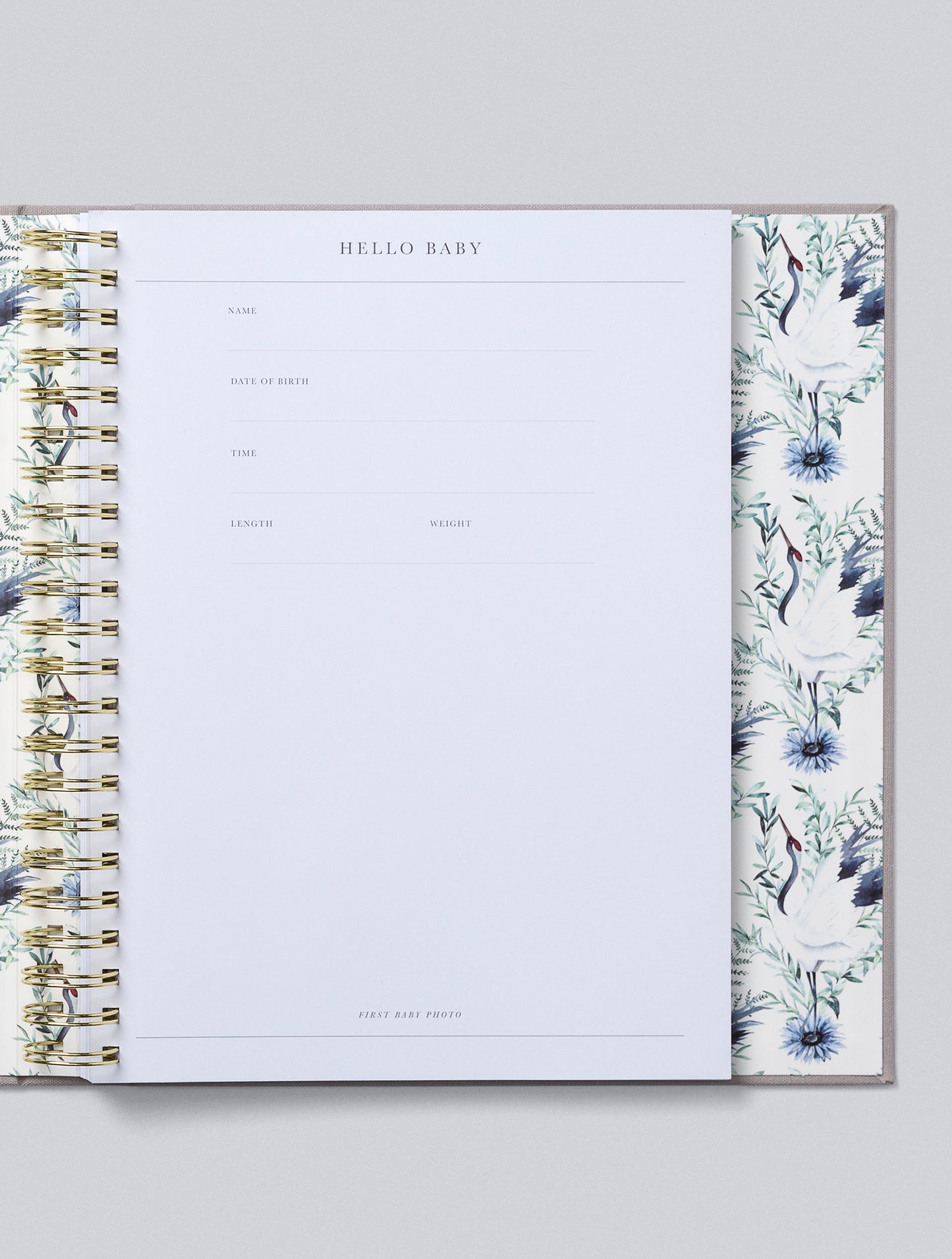 Baby - Your First Five Years Keepsake Box and Journal - Grey