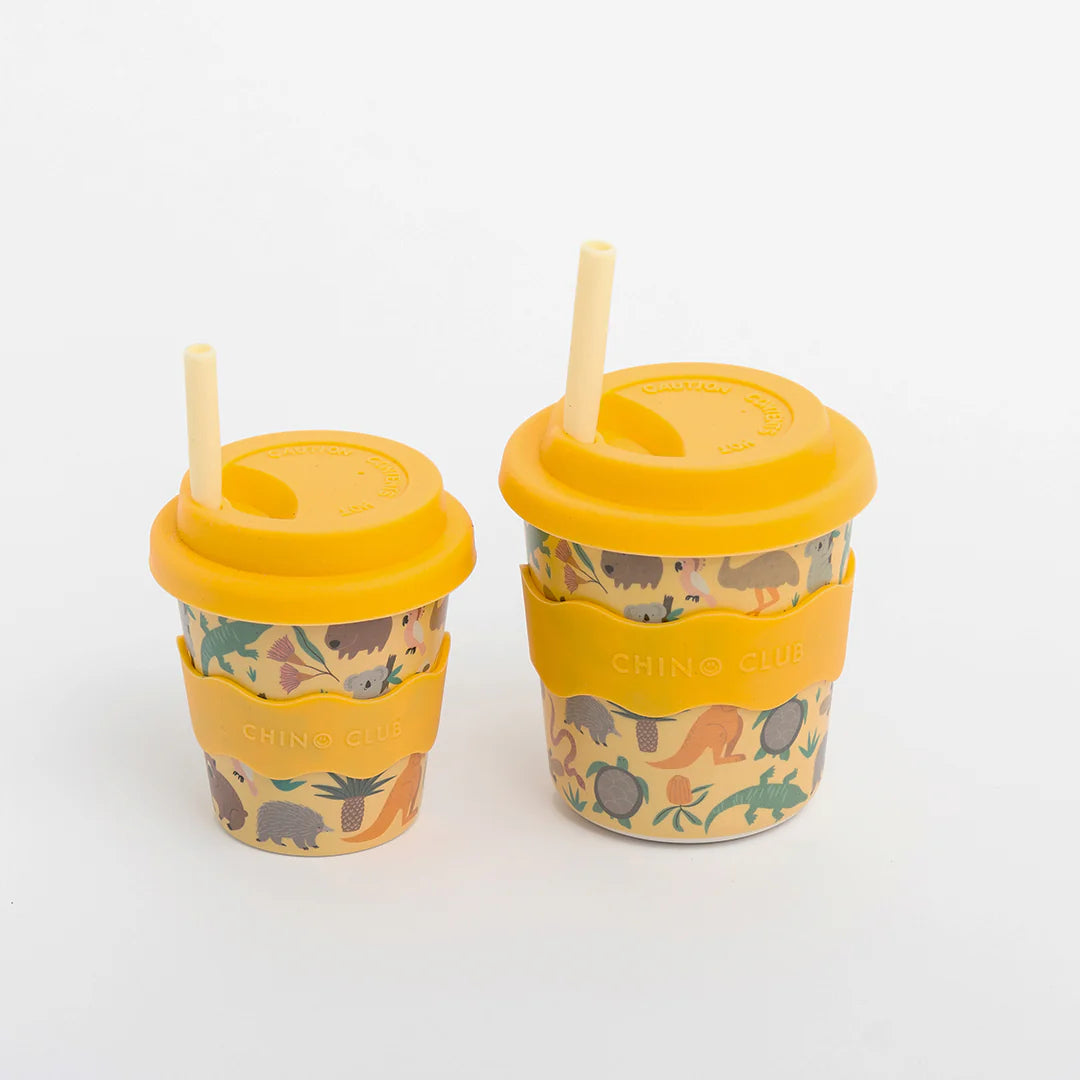 Kids 8oz Chino Cup - Australian Animals
