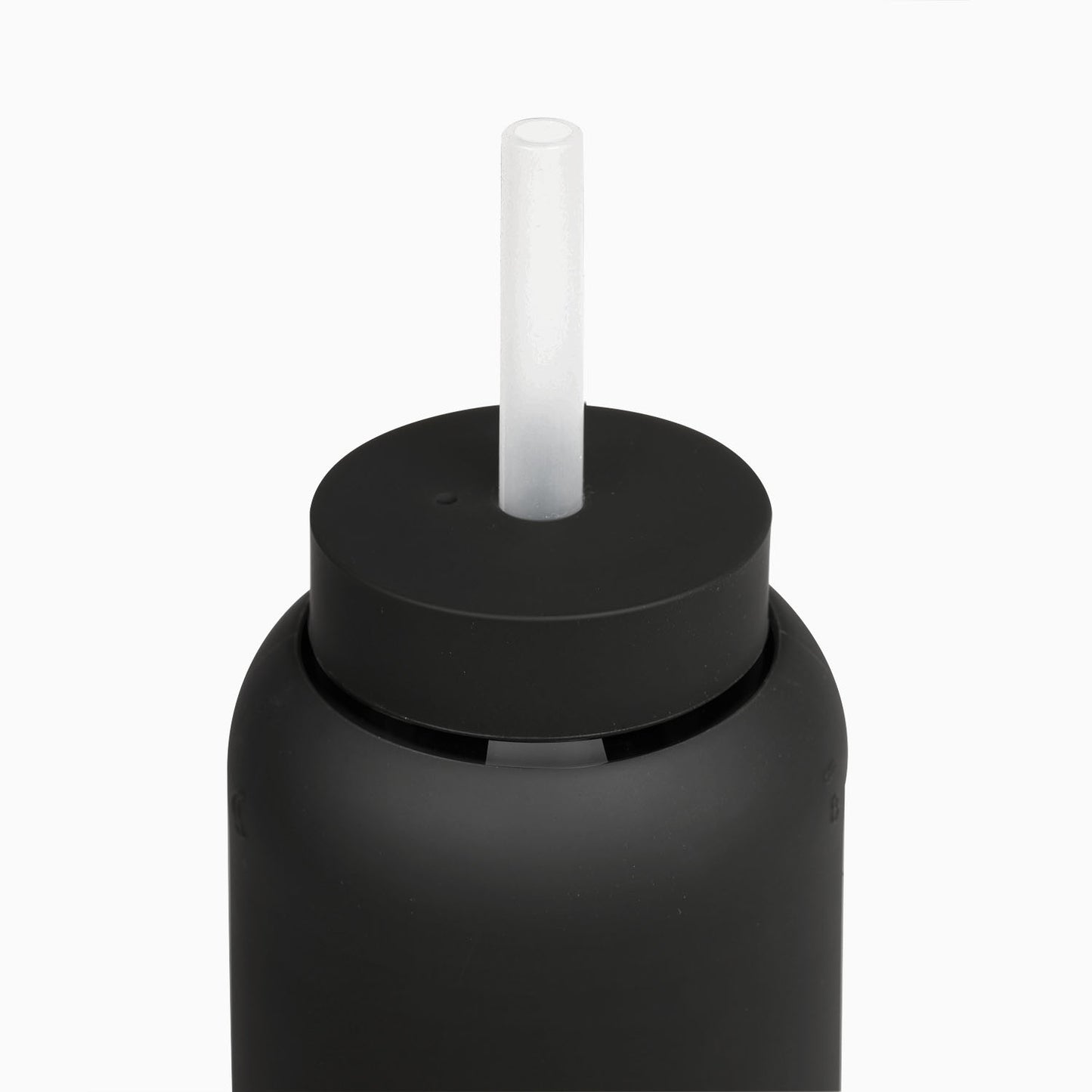 Lounge Straw and Cap - Black
