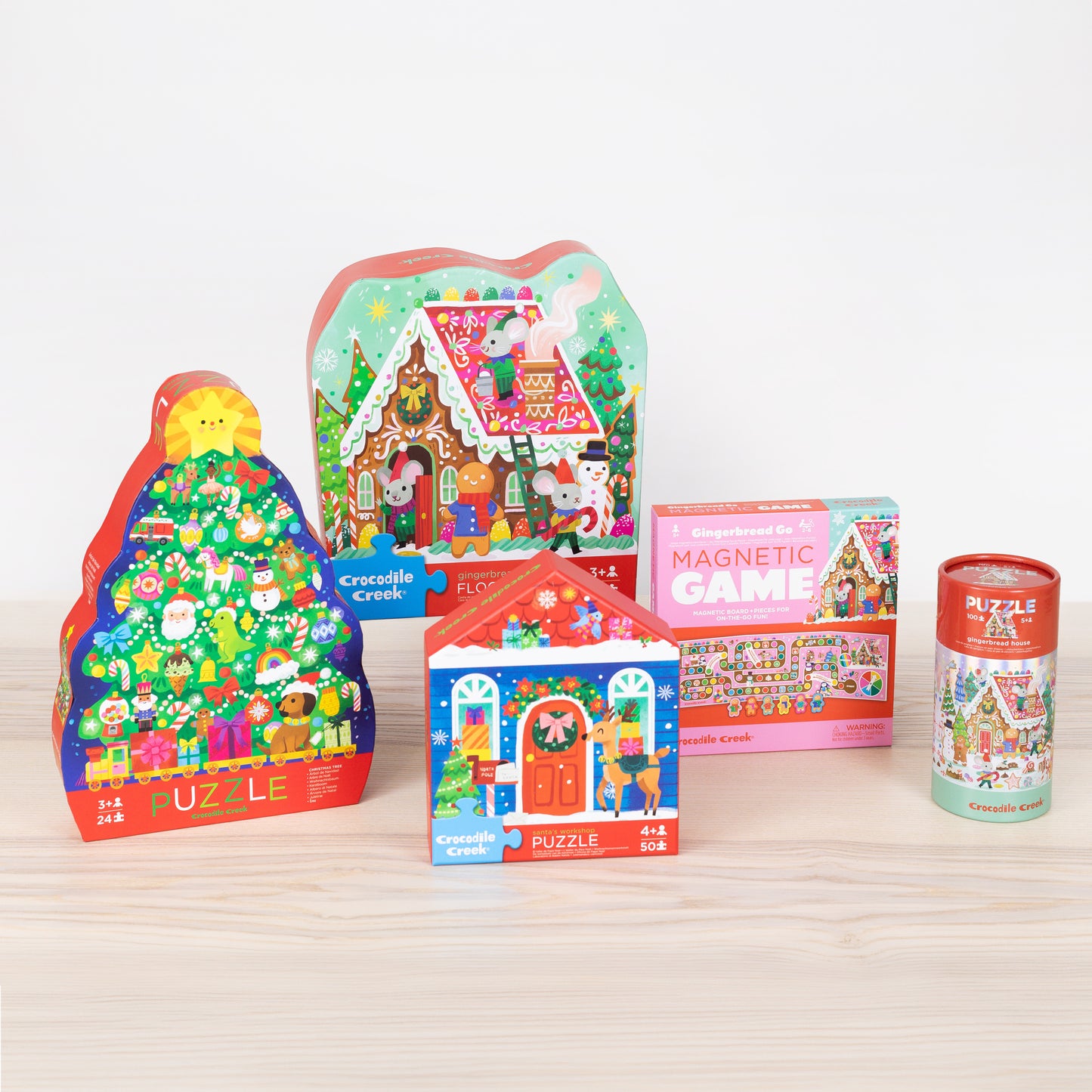 Holographic Tube Puzzle 100 pc - Gingerbread House