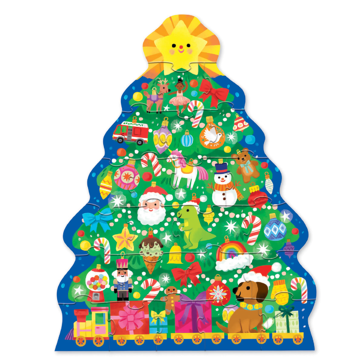 Classic Floor Puzzle 24 pc - Christmas Tree