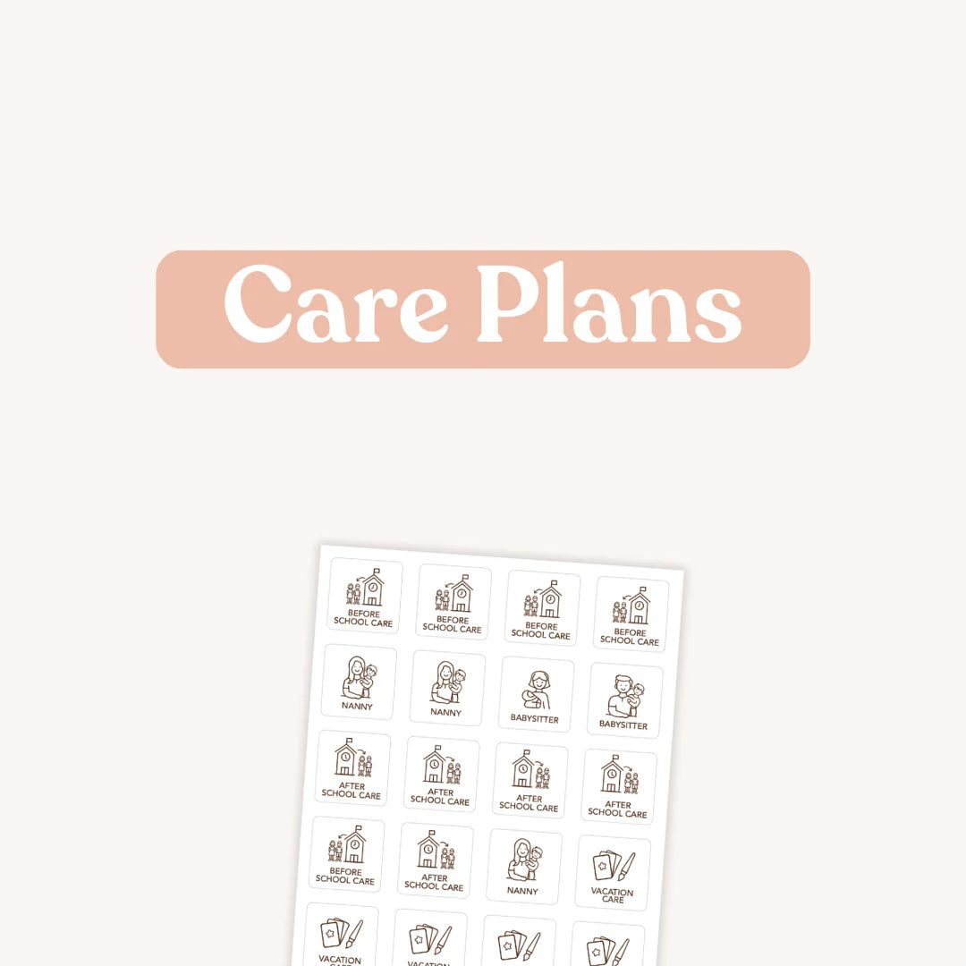 Tile Labels - Care Plans