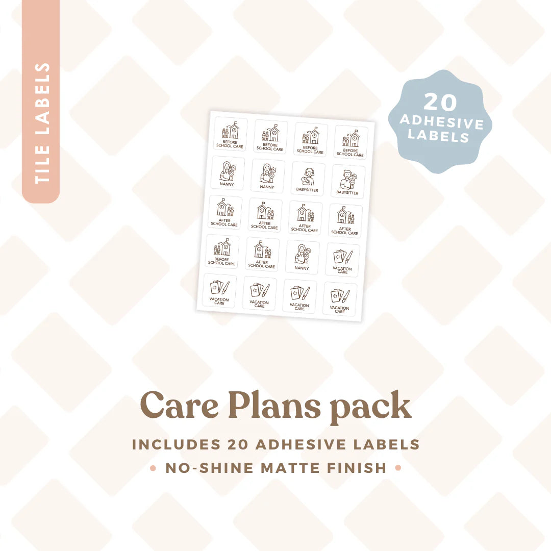 Tile Labels - Care Plans