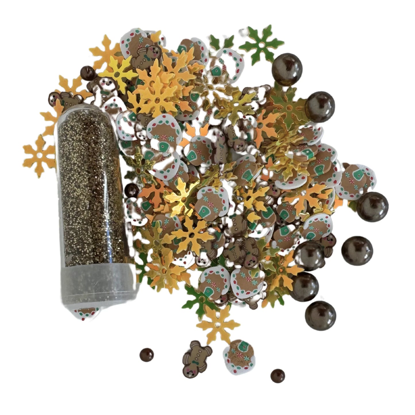 DIY Calm Down Bottle Refills - Gingerbread