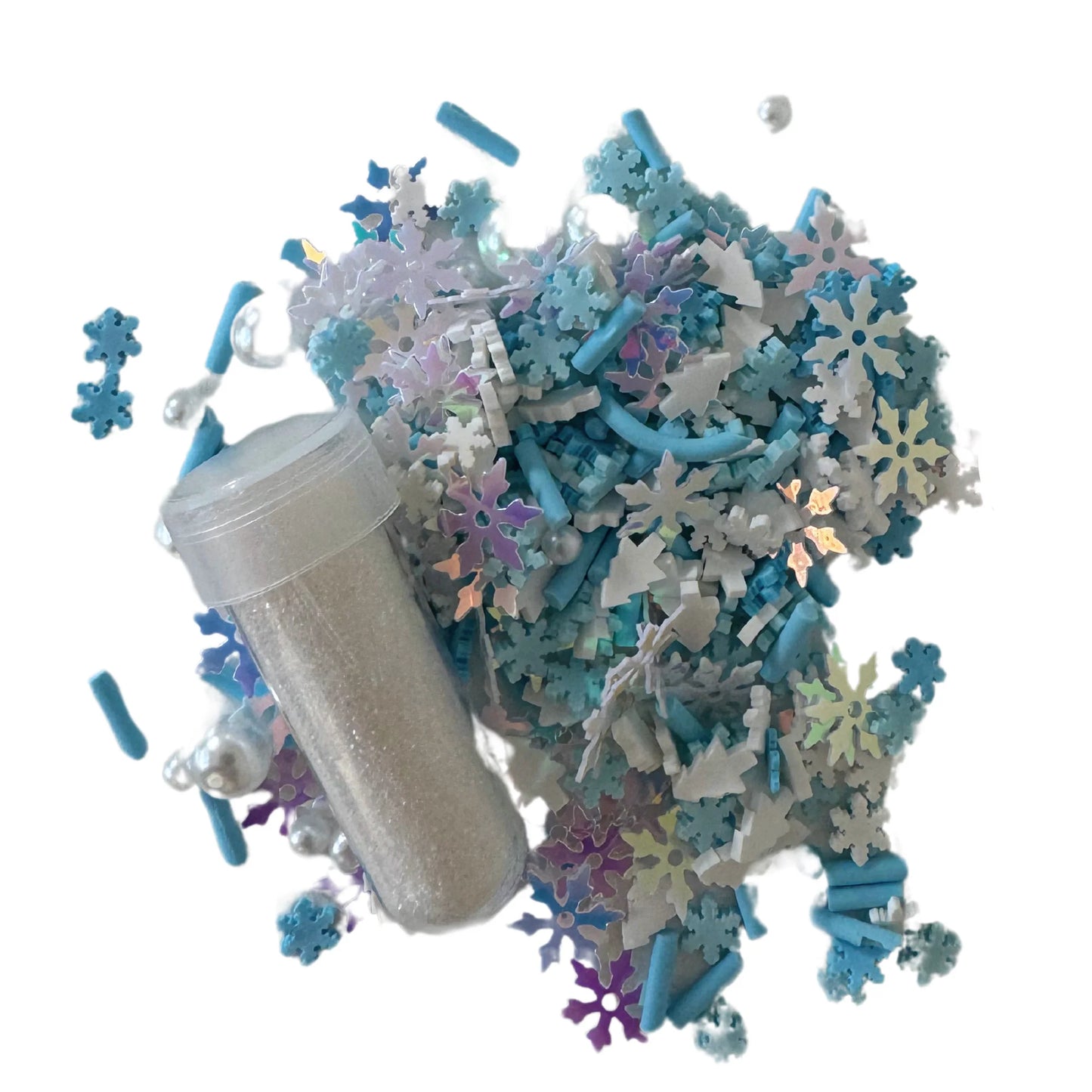 DIY Calm Down Bottle Refills - Snowflake