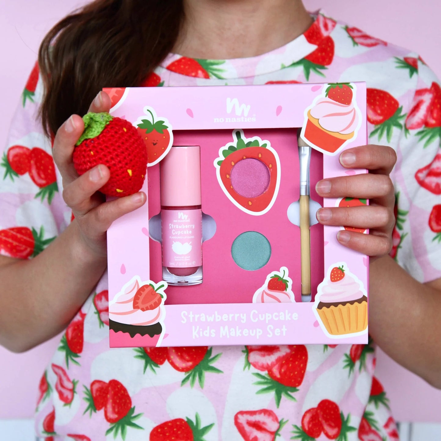 Natural Kids Makeup Gift Set - Strawberry Cupcake