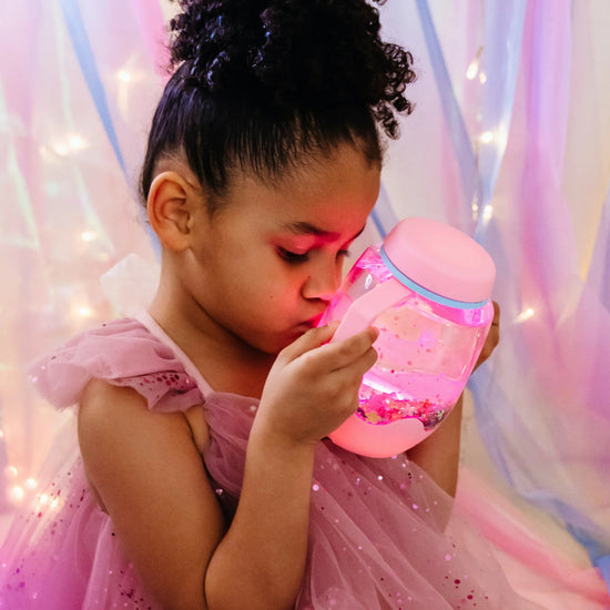 Glo Pal Sensory Play Jar - Pink