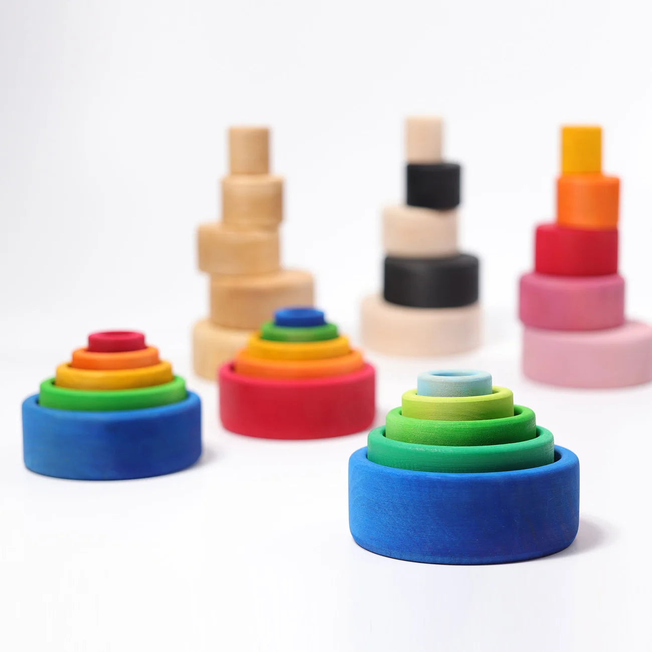 Grimm's Stacking Bowls - Natural