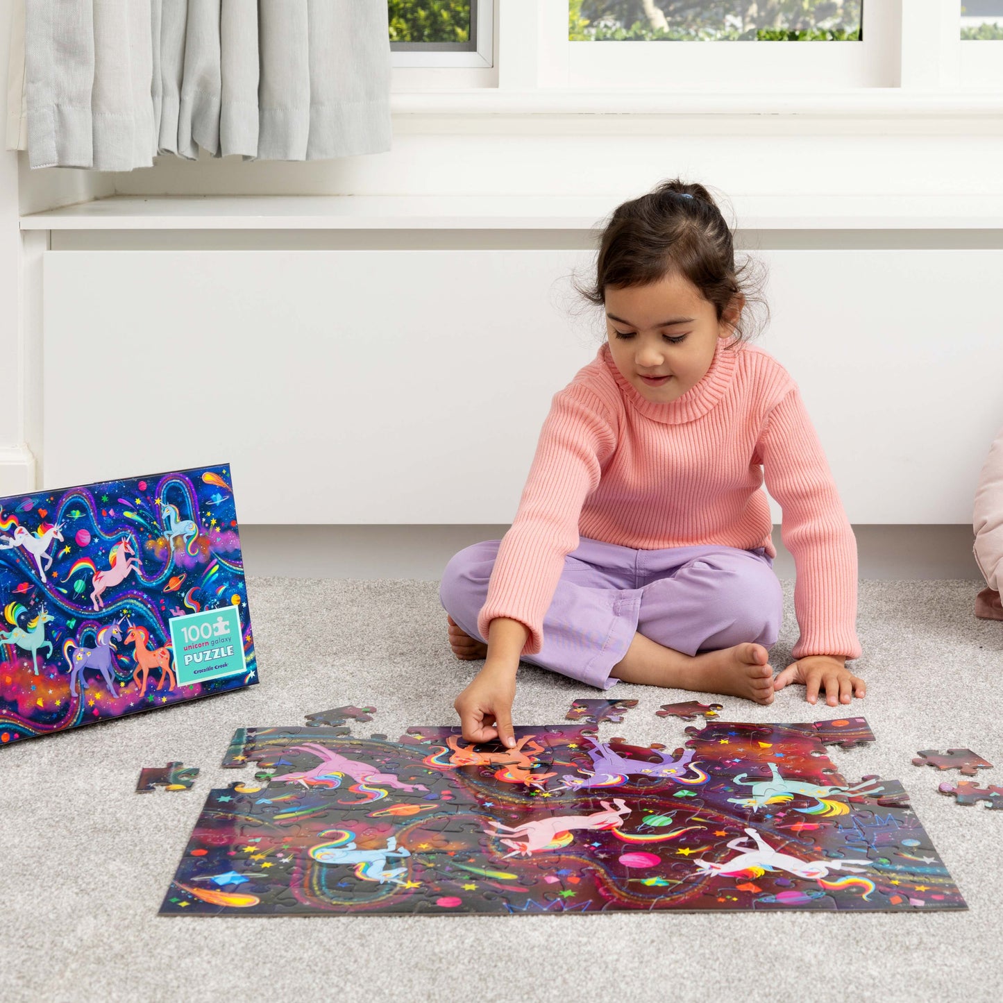 Foil Puzzle 100 pc - Unicorn Galaxy
