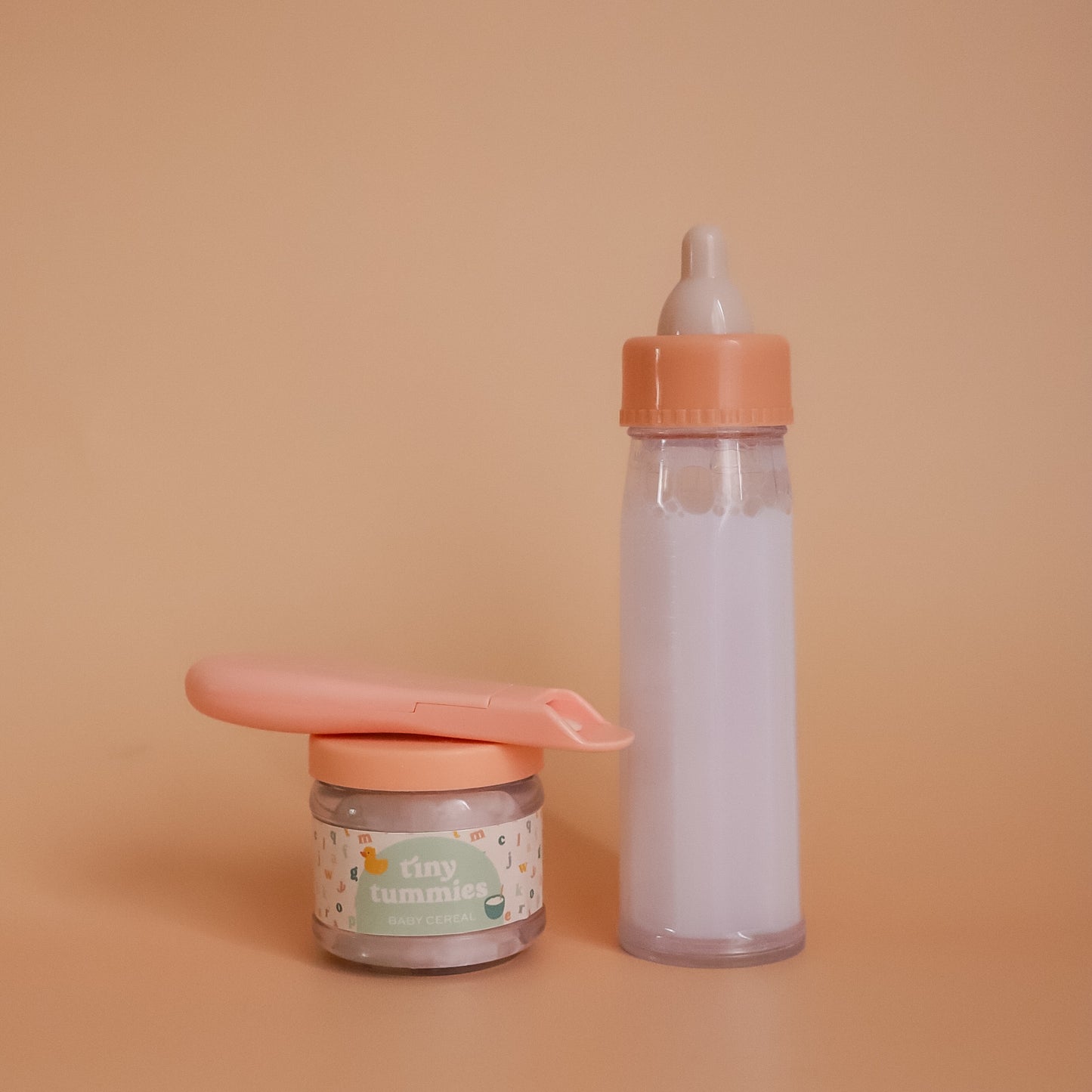 Tiny Tummies My First Gift Pack - Baby Rice Cereal Food Jar and Milk Bottle