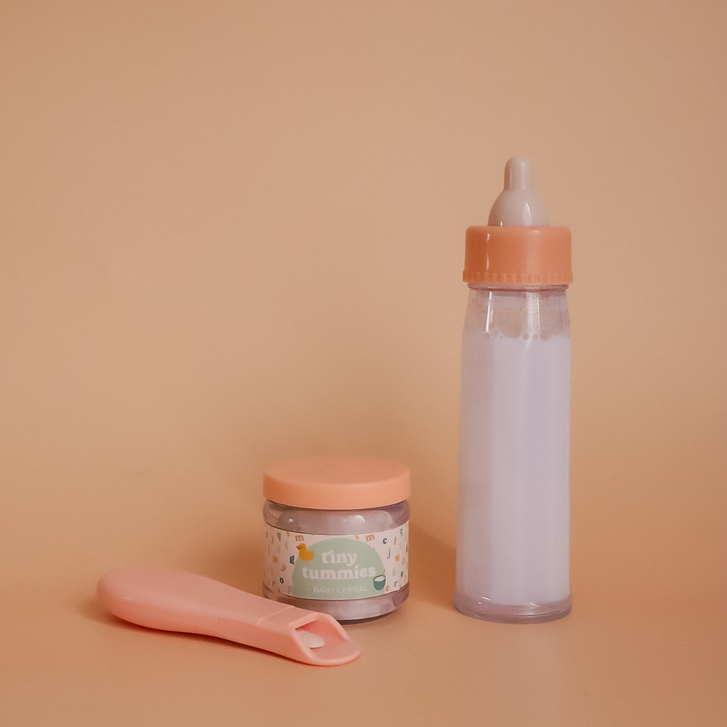 Tiny Tummies My First Gift Pack - Baby Rice Cereal Food Jar and Milk Bottle
