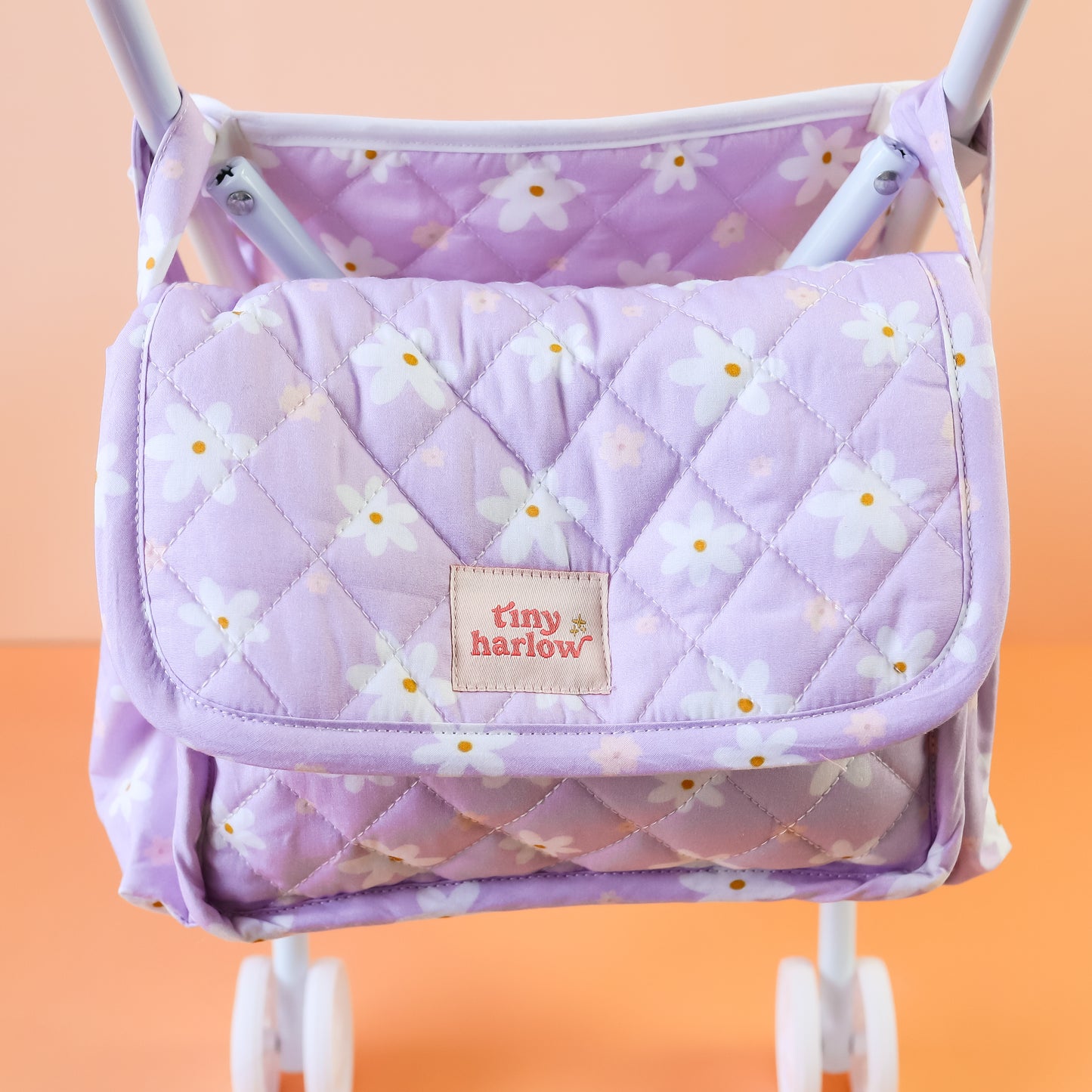 Folding Dolls Stroller - Lilac Daisy